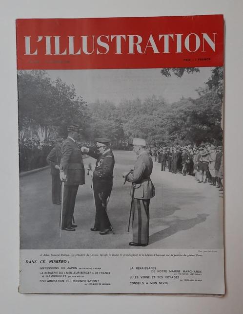 L'Illustration tijdschrift  franstalig - fraaie staat, Verzamelen, Tijdschriften, Kranten en Knipsels, Tijdschrift, 1940 tot 1960