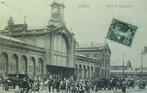 Liège gare de Longdoz avec attelages (Chemin de fer), Affranchie, Enlèvement ou Envoi, Avant 1920, Liège