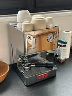 La Pavoni Casabar Steel Espresso Machine, Elektronische apparatuur, Koffiezetapparaten, Espresso apparaat, Gemalen koffie, Ophalen of Verzenden
