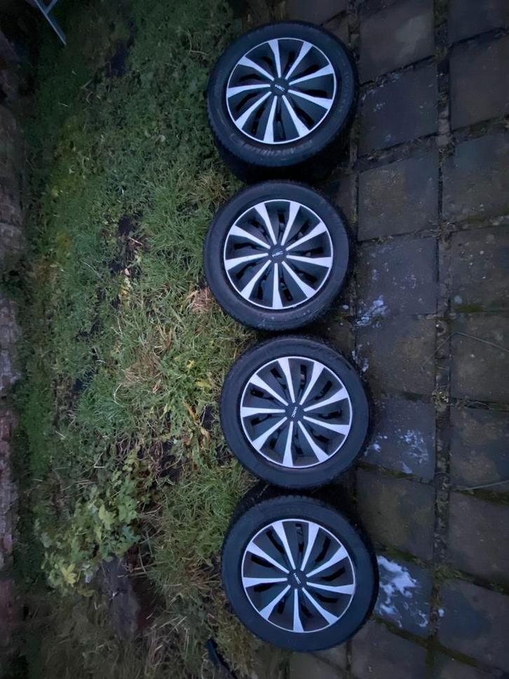 4 Michelin Alpin winterbanden (maat 215/55 R16), Auto-onderdelen, Overige Auto-onderdelen, Citroën, Peugeot, Ophalen