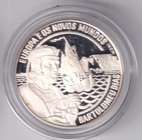 Portugal, 25 ECU, 1993, épreuve argent (Bartolomeu Dias), Timbres & Monnaies, Monnaies | Europe | Monnaies non-euro, Monnaie en vrac