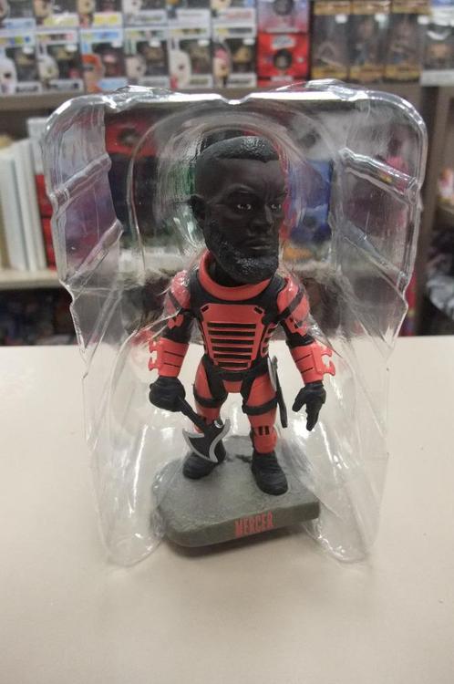 Mercer Premium Bobblehead 13cm walking dead supply drop, Verzamelen, Film en Tv, Zo goed als nieuw, Tv, Actiefiguur of Pop, Ophalen of Verzenden