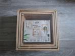 Houten wandboxen - 3 stuks - Nooit geopend - NIEUW, Enlèvement, Neuf