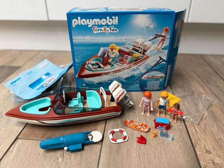 Playmobil 9428 Motorboot met onderwatermotor, Kinderen en Baby's, Speelgoed | Playmobil, Zo goed als nieuw, Ophalen