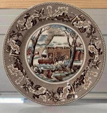 Johnson Brothers Historic America Thanksgiving FROZEN Bord beschikbaar voor biedingen