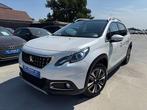 Peugeot 2008 1.2i 130PK NAVIGATIE LEDER PANO-DAK CARPLAY ALU, Auto's, Peugeot, 94 kW, Euro 6, USB, Wit