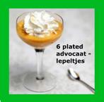 6 Mokka / Advocaat lepeltjes - Cadeaudoos. Verzilverd - N100, Ophalen of Verzenden, Zilver