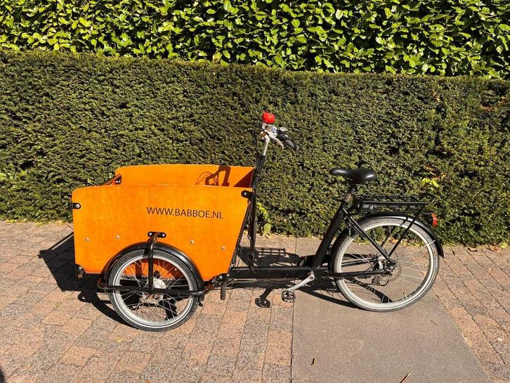Babboe Big elektrische bakfiets - compleet uitgerust, Fietsen en Brommers, Fietsen | Bakfietsen, Gebruikt, Overige merken, 4 kinderen of meer