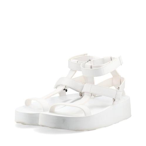 Hermes Enid 38, Kleding | Dames, Schoenen, Gedragen, Sandalen of Muiltjes, Wit, Ophalen of Verzenden