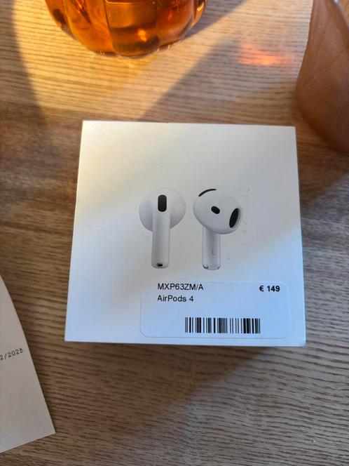 Apple AirPods (4th generation) NIEUW, Audio, Tv en Foto, Hoofdtelefoons, Overige merken, Draadloos, Bluetooth, Ophalen