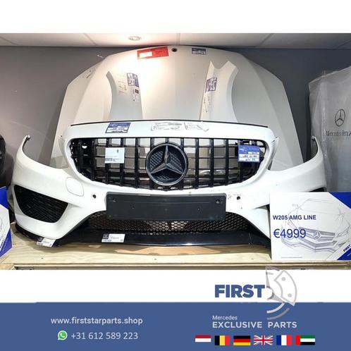 W205 AMG LINE Voorkop Mercedes C Klasse WIT FRONT onderdelen, Auto-onderdelen, Carrosserie, Bumper, Mercedes-Benz, Voor, Gebruikt