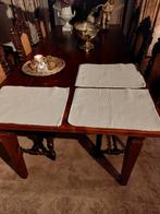 6 beige placemats onderleggers, Huis en Inrichting, Ophalen of Verzenden, Gebruikt, Beige