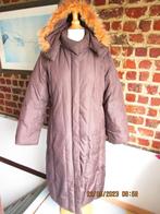 manteau chaud hiver brun capuche taille 42, Brun, Porté, Taille 42/44 (L), Enlèvement ou Envoi