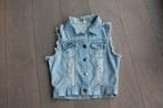 Mooi bleekblauw spijkergilet van SHK, maat S/M, Enlèvement ou Envoi, Taille 36 (S), Comme neuf, Bleu