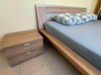 Bed + dressoir + bijpassende nachtkastjes – kwaliteitsvol, Huis en Inrichting, Ophalen, Zo goed als nieuw, Tweepersoons, Moderne