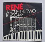 René - Que Tee Two, 7 pouces, Pop, Enlèvement ou Envoi, Single