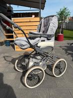 Grijze kinderwagen bebecar 3-in 1 met maxi cosi & ligbak, Ophalen, Zo goed als nieuw, Kinderwagen
