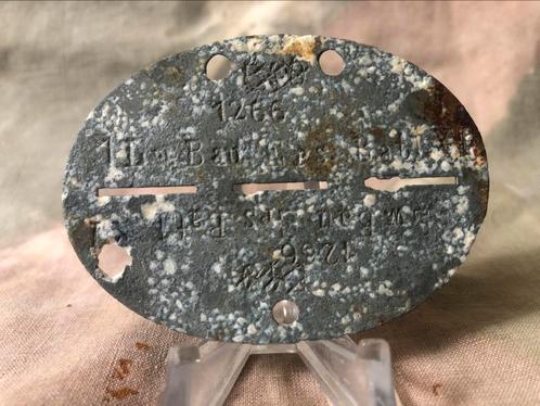 Erkennungsmarke luftwaffe baubattalion xi, Verzamelen, Militaria | Tweede Wereldoorlog, Ophalen of Verzenden