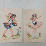 2 oude fantasiekaartjes, Ophalen of Verzenden