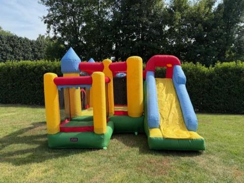 Springkussen met glijbaan, Kinderen en Baby's, Speelgoed | Buiten | Speeltoestellen, Glijbaan, Klimwand, Overige typen, Ophalen