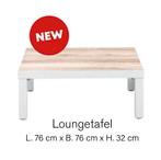 Nieuwe loungetafel, nog in verpakking, Jardin & Terrasse, Tables de jardin, Enlèvement, Neuf, Aluminium