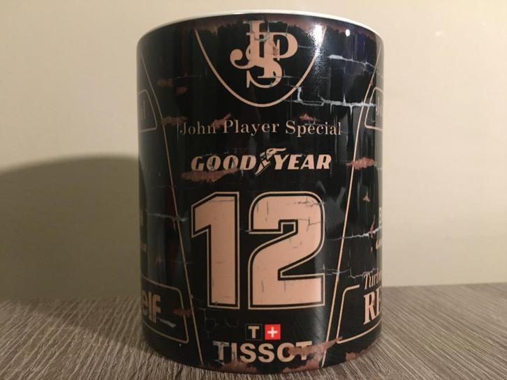 Nigel Mansell JPS mok Vintage olie F1 Autosport NIEUW, Verzamelen, Automerken, Motoren en Formule 1, Nieuw, Formule 1, Ophalen of Verzenden