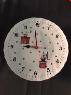 Horloge en porcelaine véritable (26 cm), Enlèvement ou Envoi
