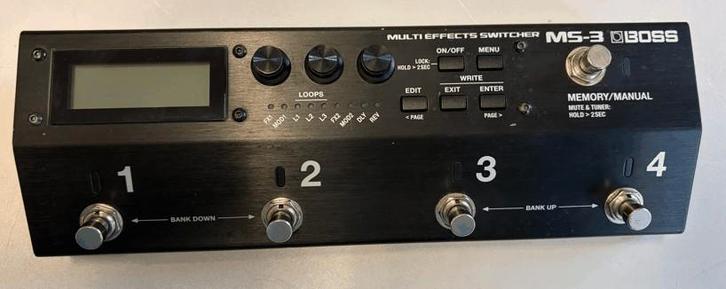 Boss MS-3 Multi Effects Switcher - Pédalier multi-effets, Musique & Instruments, Effets, Utilisé, Multi-effet, Enlèvement ou Envoi