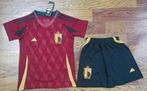 België Voetbal Shirt+korte broek+sokken Complete Set 2024, Sport en Fitness, Shirt, Zo goed als nieuw, Verzenden