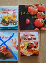 Set 3 kookboeken Italiaanse gerechten en familiegerechten, Enlèvement ou Envoi, Autres régions