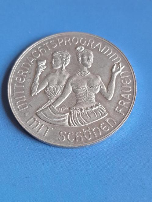 1950 Médaille allemande Zur Weinhexe (club sexuel), Timbres & Monnaies, Pièces & Médailles, Autres matériaux, Envoi