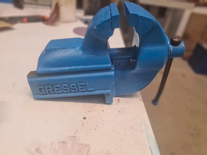 gressel bankschroef, Doe-het-zelf en Bouw, Werkbanken, Gebruikt, Bankschroef, Ophalen