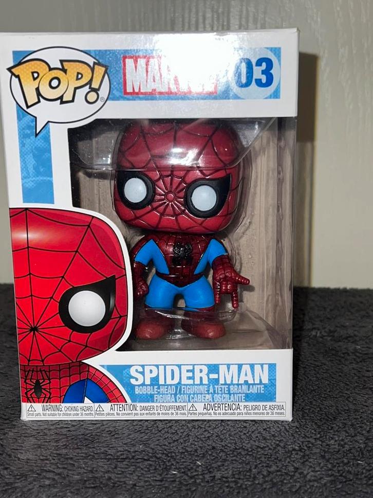 Spider-Man Funko Pop (03), Collections, Jouets miniatures, Comme neuf, Enlèvement ou Envoi