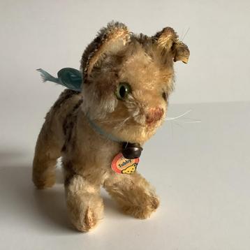 Leuk vintage Steiff katje / poesje “Tabby” beschikbaar voor biedingen