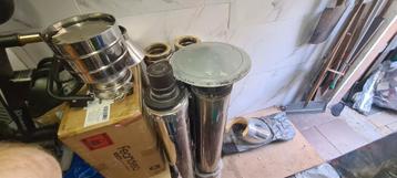 Inox buis met hoed   beschikbaar voor biedingen