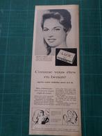 Brigitte Bardot - publicité papier Lux - 1957, Autres types, Utilisé, Enlèvement ou Envoi