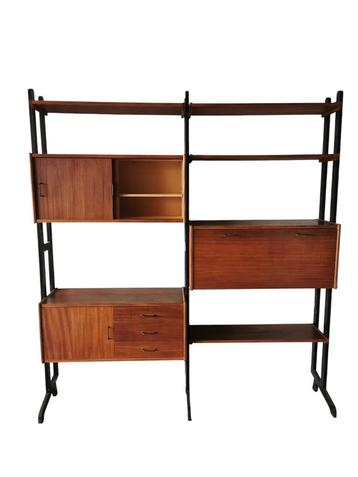 Vintage Midcentury Modular Wall Unit beschikbaar voor biedingen