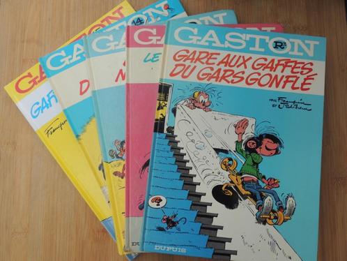SET VAN 5 GASTON LAGAFFE ZIE BESCHRIJVING/FOTO'S, Boeken, Stripverhalen, Gelezen, Complete serie of reeks, Ophalen of Verzenden
