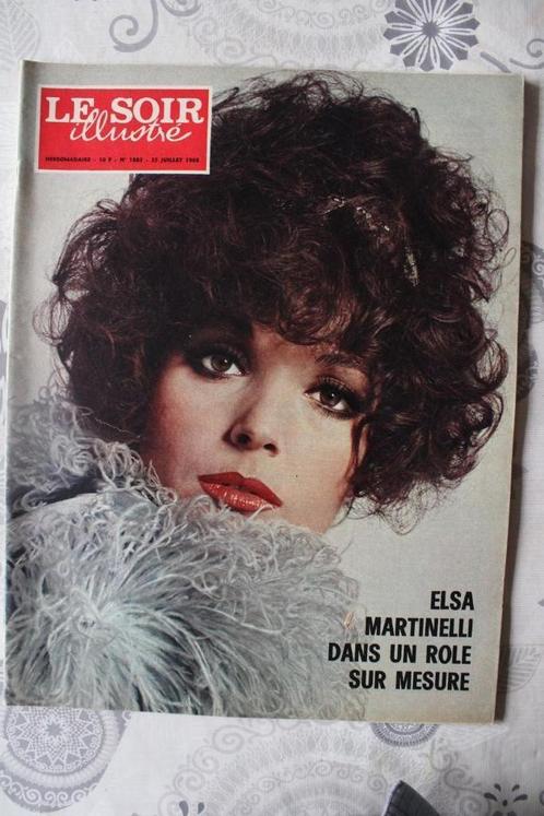 Soir illustré du 25 juillet 1968 - N1883 elsa martinelli, Collections, Revues, Journaux & Coupures, Journal ou Magazine, 1960 à 1980