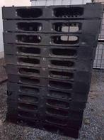 Palettes plastique 100 x 120 x 15 support cuve 1000 litres, Enlèvement, Utilisé, Synthétique