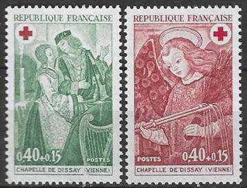 Frankrijk 1970 - Yvert 1661-1662 - Rode Kruis (PF) beschikbaar voor biedingen