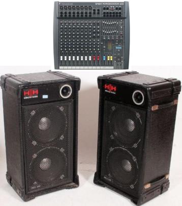 Soundcraft Powerstation 600 + HH 200 PRO klankkasten 1 paar beschikbaar voor biedingen