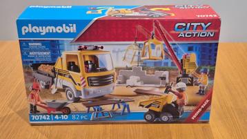 Playmobil City Action Bouwplaats met kiepwagen 70742 beschikbaar voor biedingen