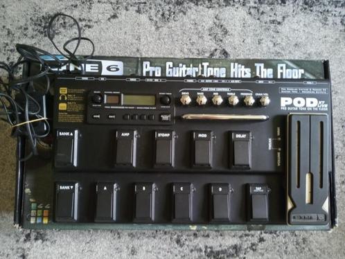 Line6 POD XTLive, Muziek en Instrumenten, Effecten, Gebruikt, Chorus, Delay of Echo, Distortion, Overdrive of Fuzz, Reverb, Volume