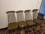 stoelen vintage, Huis en Inrichting, Ophalen, Gebruikt, Bruin, Hout