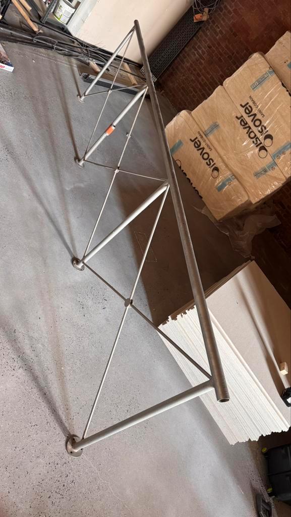 Vintage ijzeren balustrades (3,4 m op 0,9m), Doe-het-zelf en Bouw, Metalen, Gebruikt, Overige metalen, Ophalen