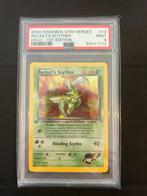 13/132 rocket's scyther 1e psa 9 € 325,00 holo, Ophalen of Verzenden, Losse kaart