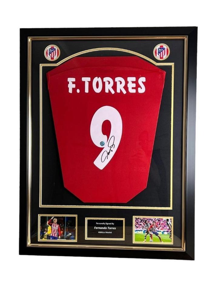 Fernando Torres Atlético Madrid 2015 Signé et encadré, Collections, Articles de Sport & Football, Neuf, Maillot, Enlèvement ou Envoi