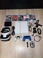 PS4 met veel accessoires + ssd (nieuw staat), Games en Spelcomputers, Spelcomputers | Sony PlayStation 4, Ophalen, Met 2 controllers