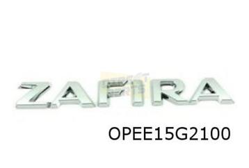 Opel Zafira embleem tekst ''Zafira'' achter Origineel! 39 06